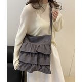 フリルショルダーバッグ ティアードバッグ | ANGELCLOSET | 詳細画像7