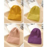 リブニット帽秋冬 シンプルニットビーニー | SUNSHINE CLOSET | 詳細画像24