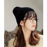 リブニット帽秋冬 シンプルニットビーニー | SUNSHINE CLOSET | 詳細画像3