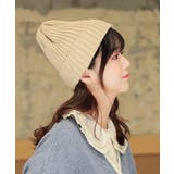リブニット帽秋冬 シンプルニットビーニー | SUNSHINE CLOSET | 詳細画像8