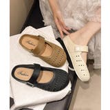 軽やかフラットサンダル楽ちん涼感 レディースシューズ 透かし編みサンダル | SUNSHINE CLOSET | 詳細画像15 