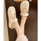 軽やかフラットサンダル楽ちん涼感 レディースシューズ 透かし編みサンダル | SUNSHINE CLOSET | 詳細画像6 