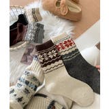 ノルディック柄ミドルソックス 4足セット | SUNSHINE CLOSET | 詳細画像17 