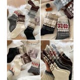 ノルディック柄ミドルソックス 4足セット | SUNSHINE CLOSET | 詳細画像21 