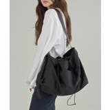 ショルダーバッグ 大容量 ナイロン鞄 黒 | SUNSHINE CLOSET | 詳細画像1 