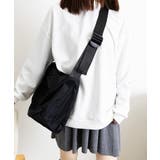 ショルダーバッグ 大容量 ナイロン鞄 黒 | SUNSHINE CLOSET | 詳細画像7 