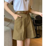 ベルト付きショートパンツ タック入り夏服 | SUNSHINE CLOSET | 詳細画像11 