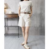 ベルト付きショートパンツ タック入り夏服 | SUNSHINE CLOSET | 詳細画像21 