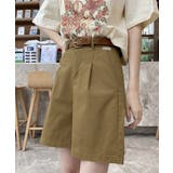 ベルト付きショートパンツ タック入り夏服 | SUNSHINE CLOSET | 詳細画像8 
