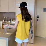 フレンチスリーブ Tシャツ白黒レディース | ANGELCLOSET | 詳細画像13