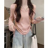 サイドドローストリングTシャツキーネック | SUNSHINE CLOSET | 詳細画像14