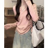 サイドドローストリングTシャツキーネック | SUNSHINE CLOSET | 詳細画像16