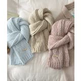 カシミアタッチニットマフラー 暖かい秋冬 | SUNSHINE CLOSET | 詳細画像30 