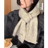 カシミアタッチニットマフラー 暖かい秋冬 | SUNSHINE CLOSET | 詳細画像7 