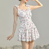 花柄ワンピース水着20代30代レディース | SUNSHINE CLOSET | 詳細画像1