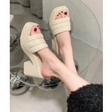 ミュール厚底サンダルスクエアトゥ 韓国風 | ANGELCLOSET | 詳細画像15