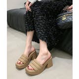 ミュール厚底サンダルスクエアトゥ 韓国風 | ANGELCLOSET | 詳細画像16