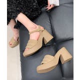 ミュール厚底サンダルスクエアトゥ 韓国風 | ANGELCLOSET | 詳細画像17