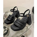 ミュール厚底サンダルスクエアトゥ 韓国風 | ANGELCLOSET | 詳細画像19