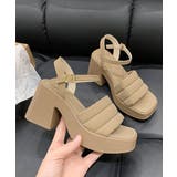 ミュール厚底サンダルスクエアトゥ 韓国風 | ANGELCLOSET | 詳細画像22
