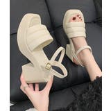 ミュール厚底サンダルスクエアトゥ 韓国風 | ANGELCLOSET | 詳細画像7