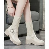 ニットブーツ レディース ソックスブーツ | SUNSHINE CLOSET | 詳細画像13