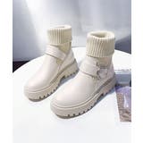 ニットブーツ レディース ソックスブーツ | SUNSHINE CLOSET | 詳細画像15