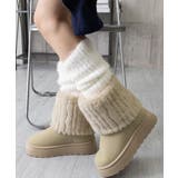 厚底ムートンブーツベルト付き裏起毛ブーツ | SUNSHINE CLOSET | 詳細画像14 