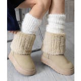 厚底ムートンブーツベルト付き裏起毛ブーツ | SUNSHINE CLOSET | 詳細画像15 