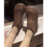 スエードタッチ厚底ショートブーツ 裏起毛 | SUNSHINE CLOSET | 詳細画像10 