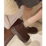スエードタッチ厚底ショートブーツ 裏起毛 | SUNSHINE CLOSET | 詳細画像13 