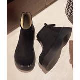 スエードタッチ厚底ショートブーツ 裏起毛 | SUNSHINE CLOSET | 詳細画像19 