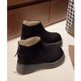 スエードタッチ厚底ショートブーツ 裏起毛 | SUNSHINE CLOSET | 詳細画像20 