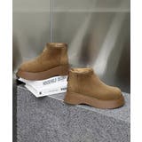 スエードタッチ厚底ショートブーツ 裏起毛 | SUNSHINE CLOSET | 詳細画像22 