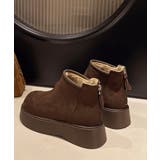 スエードタッチ厚底ショートブーツ 裏起毛 | SUNSHINE CLOSET | 詳細画像24 