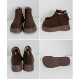 スエードタッチ厚底ショートブーツ 裏起毛 | SUNSHINE CLOSET | 詳細画像27 