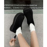 スエードタッチ厚底ショートブーツ 裏起毛 | SUNSHINE CLOSET | 詳細画像3 