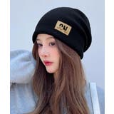 リブニット帽  ロゴビーニー暖かい韓国風 | SUNSHINE CLOSET | 詳細画像3 