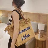 フリンジ キャンバストートバッグ 大容量 | SUNSHINE CLOSET | 詳細画像1 