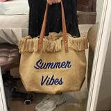 フリンジ キャンバストートバッグ 大容量 | SUNSHINE CLOSET | 詳細画像5 