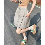 ハイウエスト ドロストスカートパンツレディース ウエストゴムミニボトム | SUNSHINE CLOSET | 詳細画像14 