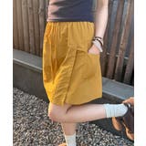 ハイウエスト ドロストスカートパンツレディース ウエストゴムミニボトム | SUNSHINE CLOSET | 詳細画像21 