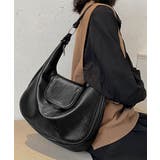 ホーボーバッグ黒フラップショルダーバッグ | SUNSHINE CLOSET | 詳細画像13 