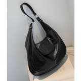 ホーボーバッグ黒フラップショルダーバッグ | SUNSHINE CLOSET | 詳細画像17 