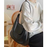 ホーボーバッグ黒フラップショルダーバッグ | SUNSHINE CLOSET | 詳細画像3 