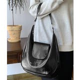 ホーボーバッグ黒フラップショルダーバッグ | SUNSHINE CLOSET | 詳細画像6 