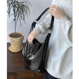 ホーボーバッグ黒フラップショルダーバッグ | SUNSHINE CLOSET | 詳細画像7 