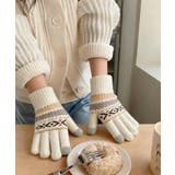 スマホ対応ジャガード手袋 ノルディック柄 | SUNSHINE CLOSET | 詳細画像6