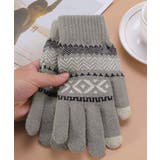 スマホ対応ジャガード手袋 ノルディック柄 | SUNSHINE CLOSET | 詳細画像9