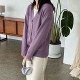 ニットカーディガン レディース秋冬羽織り | SUNSHINE CLOSET | 詳細画像12